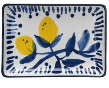 Stoneware Dish with Lemons (4 styles)
