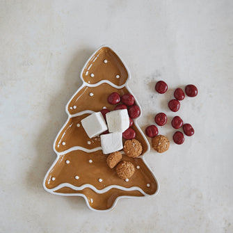 Gingerbread Tree Platter