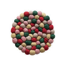 Handmade Wool Felt Ball Trivet