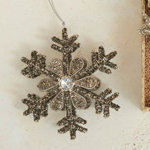 Beaded Snowflake Ornament