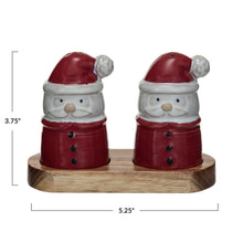 Santa Salt and Pepper Shakers