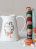 Holly Jolly Stoneware Pitcher