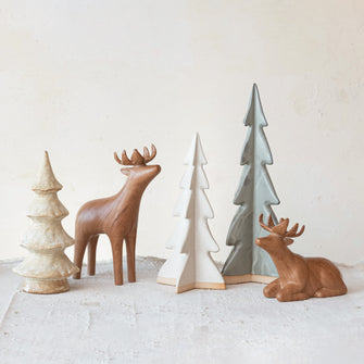 Winter Stoneware Trees