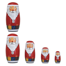 Wood Santa Nesting Dolls