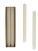 Hobnail Taper Candles in Box, Set of 2