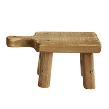 Rustic Mini Wood Pedestal - Rectangle