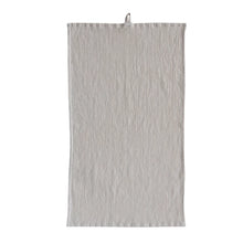 Oversized Woven Linen and Cotton Waffle Weave Tea Towel, 2 Colors