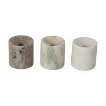Marble Taper Holder, 3 Colors