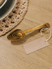 Stainless Steel Measuring Spoons-Set of 6, Gold Finish