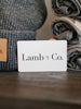 Lamb & Co. Gift Card