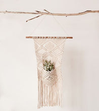 Macrame Wall Hanging with Pocket
